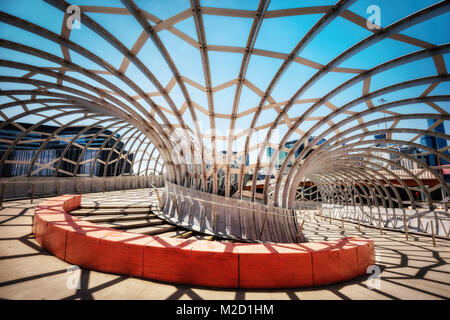 Melbourne Webb Brücke im Jahr 2015 getroffen Stockfoto