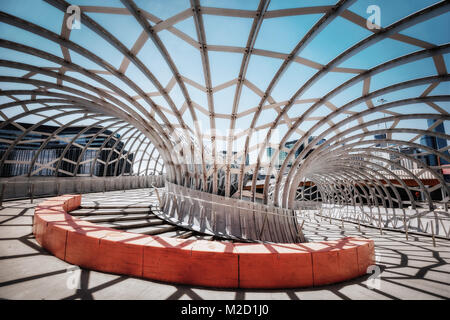 Melbourne Webb Brücke im Jahr 2015 getroffen Stockfoto