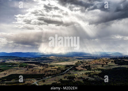 Canberra Landschaft im Jahr 2015 getroffen Stockfoto