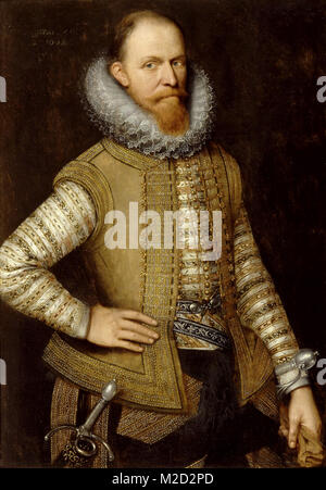 Maurice von Orange, Prinz von Oranien (1567 - 1625) war Stadthalter aller Provinzen der niederländischen Republik außer für Friesland frühestens ab 1585 bis zu seinem Tod im Jahr 1625 Stockfoto
