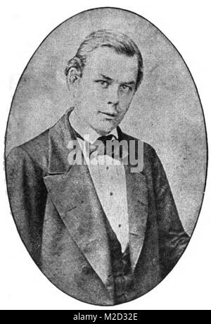 Charles Bradlaugh (1833-1891) englischer politischer Aktivist und Atheist. Er gründete die National Secular Society 1866 Stockfoto