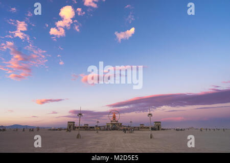 La Playa auf Burning Man 2016, Black Rock City, Nevada, USA Stockfoto