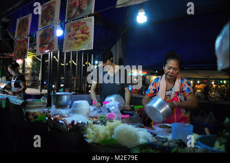 Pattaya Thailand Jomtien Nacht Markt Stockfoto