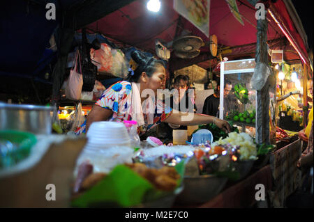 Pattaya Thailand Jomtien Nacht Markt Stockfoto