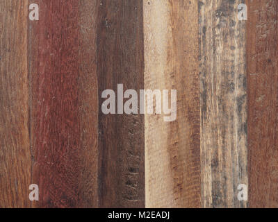 Hell und Dunkel Braun vintage Holz- abgestreift Hintergrund Stockfoto