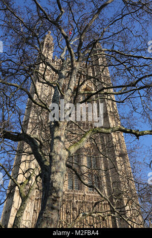 London UK 6 Feb 2018 St Stephens Tower Houses of Parlament London uk Foto SANDRA UF/Alamy leben Nachrichten Stockfoto