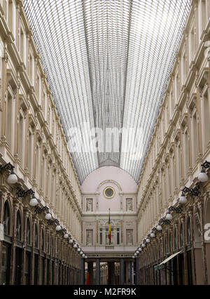 Royal Galerien von Saint-Hubert in Brüssel Stockfoto