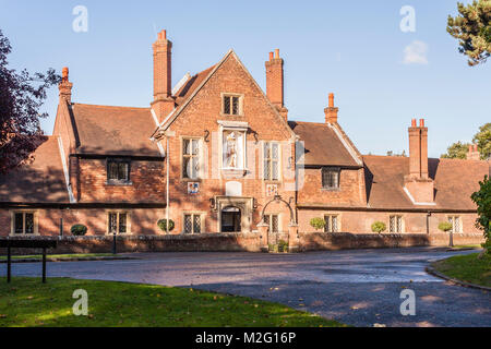 Almshouses des Jesus Hospitals, Bray, Berkshire, Südostengland, GB, Großbritannien. Stockfoto