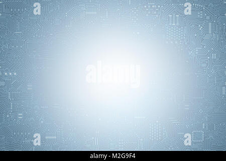 3D-Rendering nahtlose Platine Hintergrund oder nahtlose Technologie Hintergrund Stockfoto