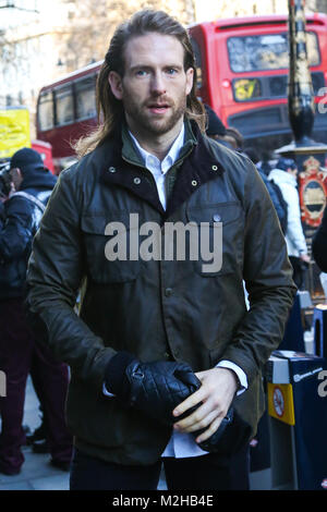 London Fashion Week Männer Herbst/Winter 2018 - Street Style mit: Craig McGinlay Wo: London, Vereinigtes Königreich, wenn: 07 Jan 2018 Credit: WENN.com Stockfoto