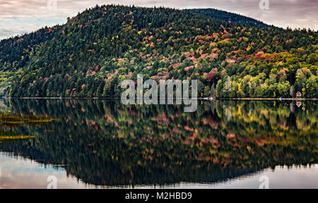 Echo Lake Acadia np Maine Stockfoto