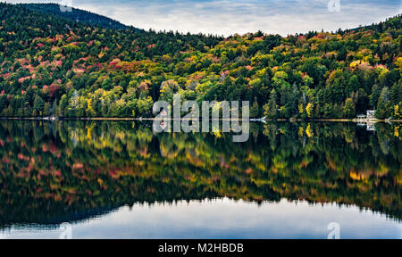 Echo Lake Acadia np Maine Stockfoto