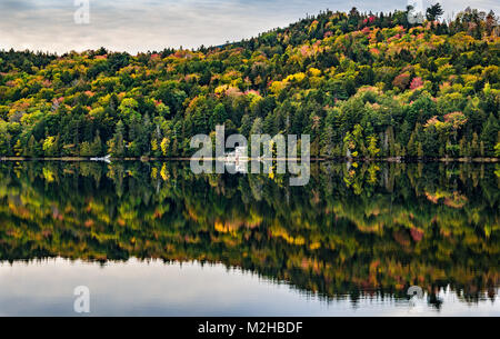 Echo Lake Acadia np Maine Stockfoto