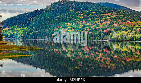 Echo Lake Acadia np Maine Stockfoto