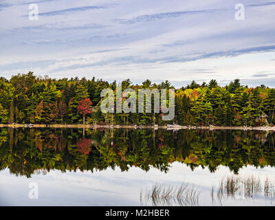 Echo Lake Acadia np Maine Stockfoto