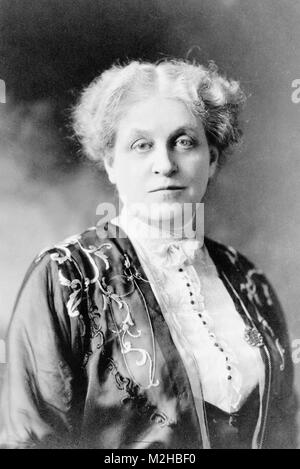 Carrie Chapman Catt (1859 - 1947) die amerikanischen Frauen das Wahlrecht Führer, der für die 19. Änderung der Verfassung der Vereinigten Staaten, den US-amerikanische Frauen das Recht gab 1920 zu stimmen geworben Stockfoto