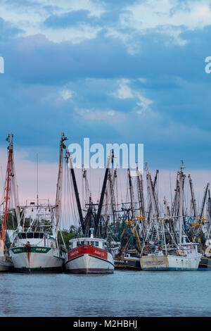 Kommerzielle Krabbenfänger angedockt auf San Carlos Island, Fort Myers, Florida, USA Stockfoto