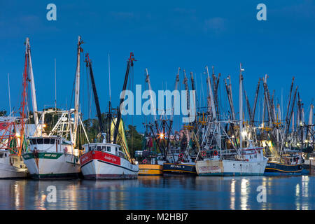 Kommerzielle Krabbenfänger angedockt auf San Carlos Island, Fort Myers, Florida, USA Stockfoto