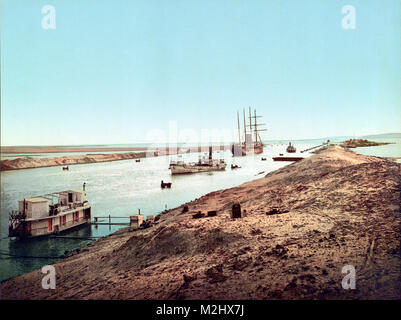 Suez Canal, Rotes Meer, 1905 Stockfoto
