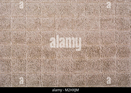 Terry handtücher Braun auf hölzernen Tisch Stockfoto