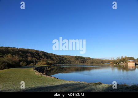 Blick auf trimpley Stausee in der Nähe von Kranichfeld, Worcestershire, Großbritannien. Stockfoto