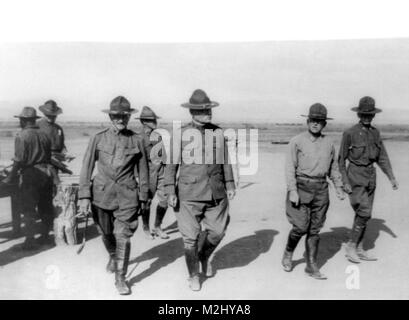 Pancho Villa Expedition, Pershing Inspektion Camp, 1916 Stockfoto