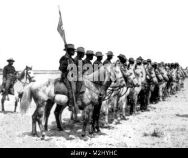 Spanisch-amerikanischen Krieg, Buffalo Soldaten, 9 Kavallerie, 1898 Stockfoto