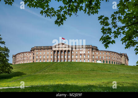 Schloss Wilhelmshohe (Palast) im Bergpark Wilhelmshohe Kassel, Hessen, Deutschland Stockfoto