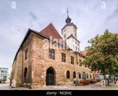 Rathaus am Markt (Marktplatz), gotischen Stil, in Jena, Thüringen, Deutschland Stockfoto