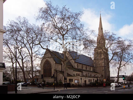 St Saviours Kirche, St Georges Square, Pimlico, London, England Stockfoto