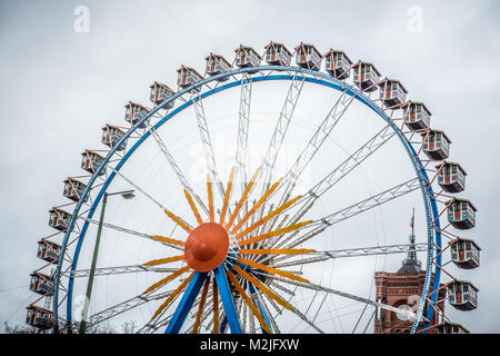 Tour in der Hauptstadt des wiedervereinigten Deutschlands, der schönen Stadt Berlin Stockfoto