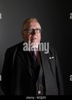 Simon Heffer in den Oldie literarische Mittagessen 08.02.18. Stockfoto