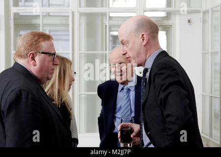 Simon Heffer in den Oldie literarische Mittagessen 08.02.18. Stockfoto