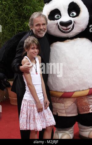 23.06.08 Premiere "Kung Fu Panda"? Thomas Fritsch & Joey Hauptmann Stockfoto
