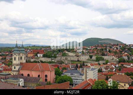 Festung Eger Ungarn Stadtbild Stockfoto