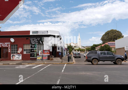 Stadtzentrum von Darling in der Western Cape Region Südafrikas Stockfoto