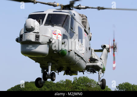 Royal Navy Lynx HMA 8. Stockfoto