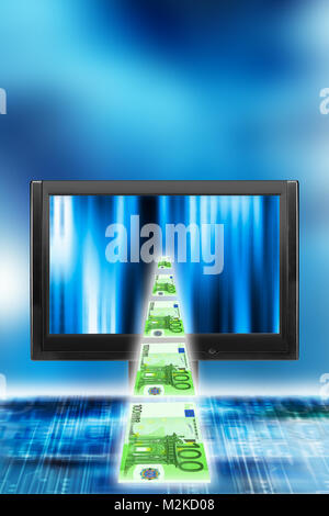 Internet Banking oder e-banking-Konzept Stockfoto
