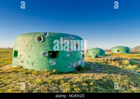 Bunker in Miedzyrzecz Festung Region (Festungsfront Oder-Warthe-Bogen; Ostwall). In 1934-44 erbaut, wie die technologisch fortschrittlichsten fortifi Stockfoto