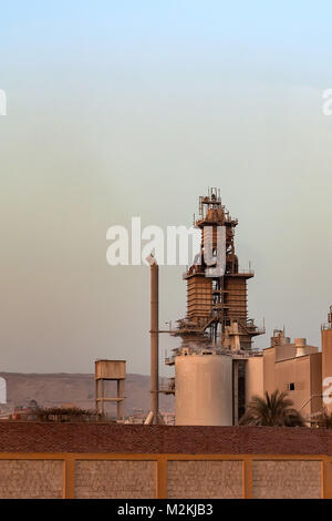 Cancrete Mischanlage aus der Ferne Stockfoto