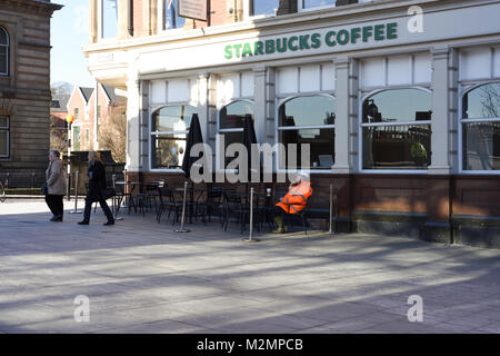 Starbucks Station Street, Nottingham, UK. Stockfoto