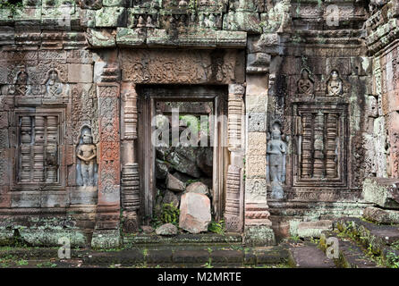 Preah Khan Tempel, Angkor, Kambodscha Stockfoto