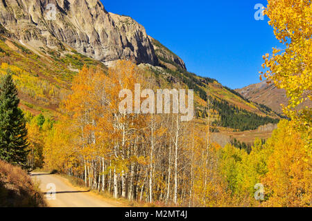 Gothic Road, Crested Butte, Colorado, USA Stockfoto