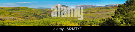 Marcellina Berg, Horse Ranch Park Loop Trail, Kebler, Crested Butte, Colorado, USA Stockfoto