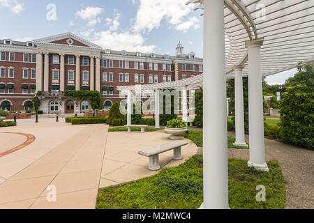 Roth Hall, das Hauptgebäude an der New York Campus, von Anton Plaza. Stockfoto