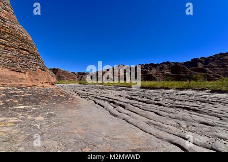 Piccaninny Creek Purnululu National Park in Welterbe entfernt sind auch bekannt als die Bungle Bungles im Nordosten Western Australia Stockfoto