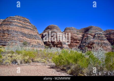 Purnululu National Park in Welterbe entfernt sind auch bekannt als die Bungle Bungles im Nordosten Western Australia Stockfoto