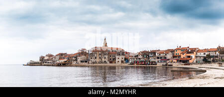 Panoramablick auf die wunderschöne Stadt Zagabria Kroatien Stockfoto