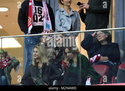 4 September, 2017 - Warschau, Polen: Fußball WM 2018 Qualifikation Rusia Polen - Kasachstan o/p Anna Lewandowska Stockfoto