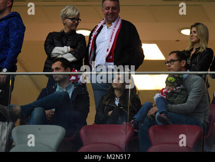 4 September, 2017 - Warschau, Polen: Fußball WM 2018 Qualifikation Rusia Polen - Kasachstan o/p Anna Lewandowska Stockfoto